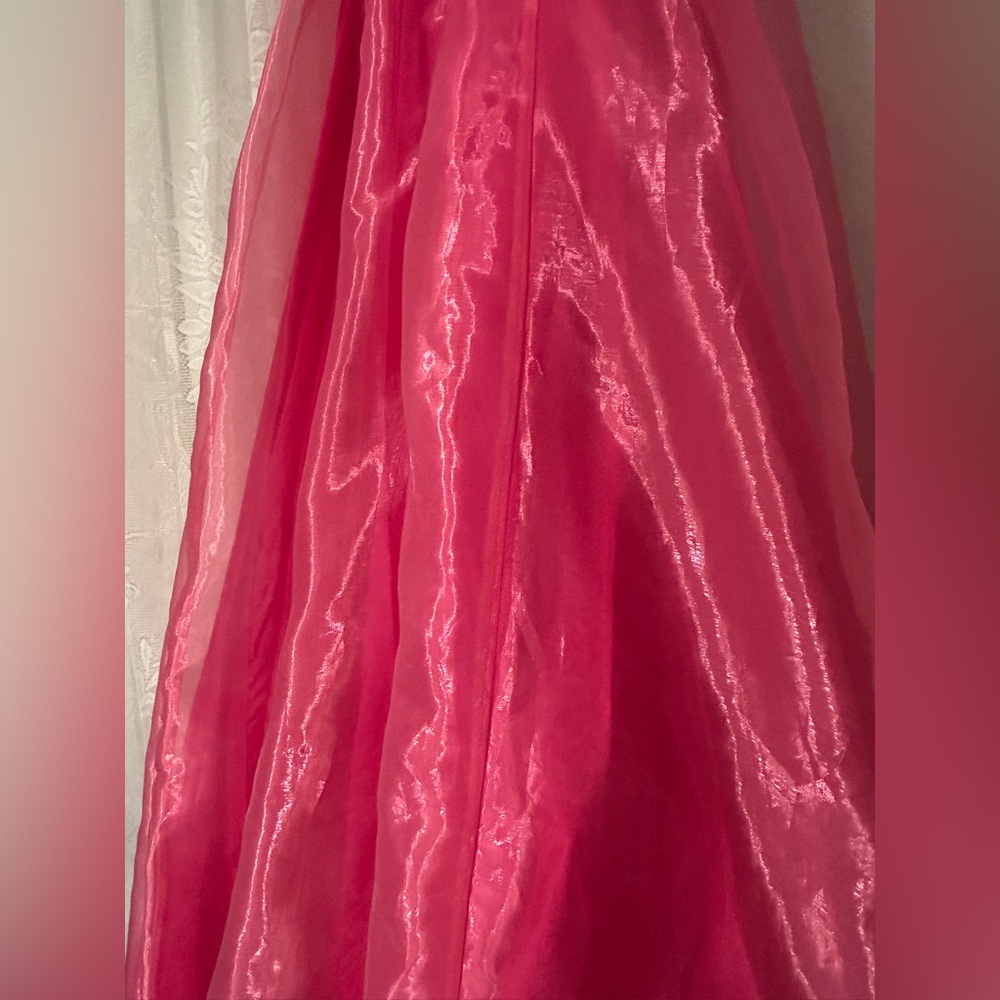 Vintage Circa 2003 Y2K Organza Prom Dress Tulle Underskirt Fairycore Formal - Picture 3 of 16